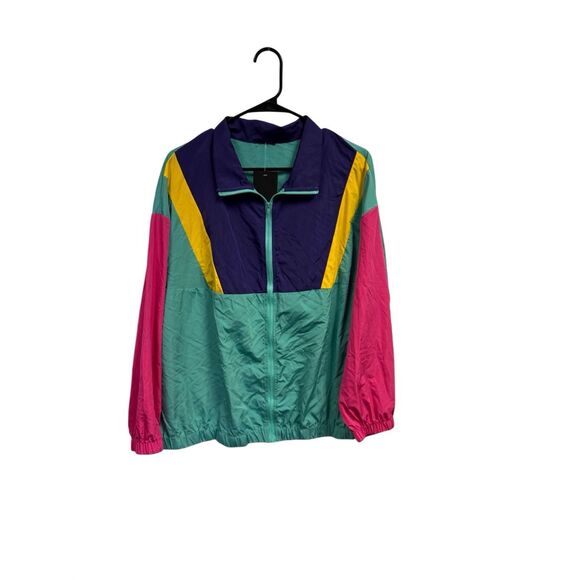 Color Block Windbreaker Jacket - Picture 4 of 9